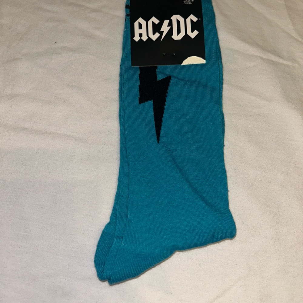 AC/DC Blue Casual Socks